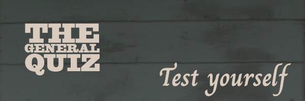 An ad for The General Quiz